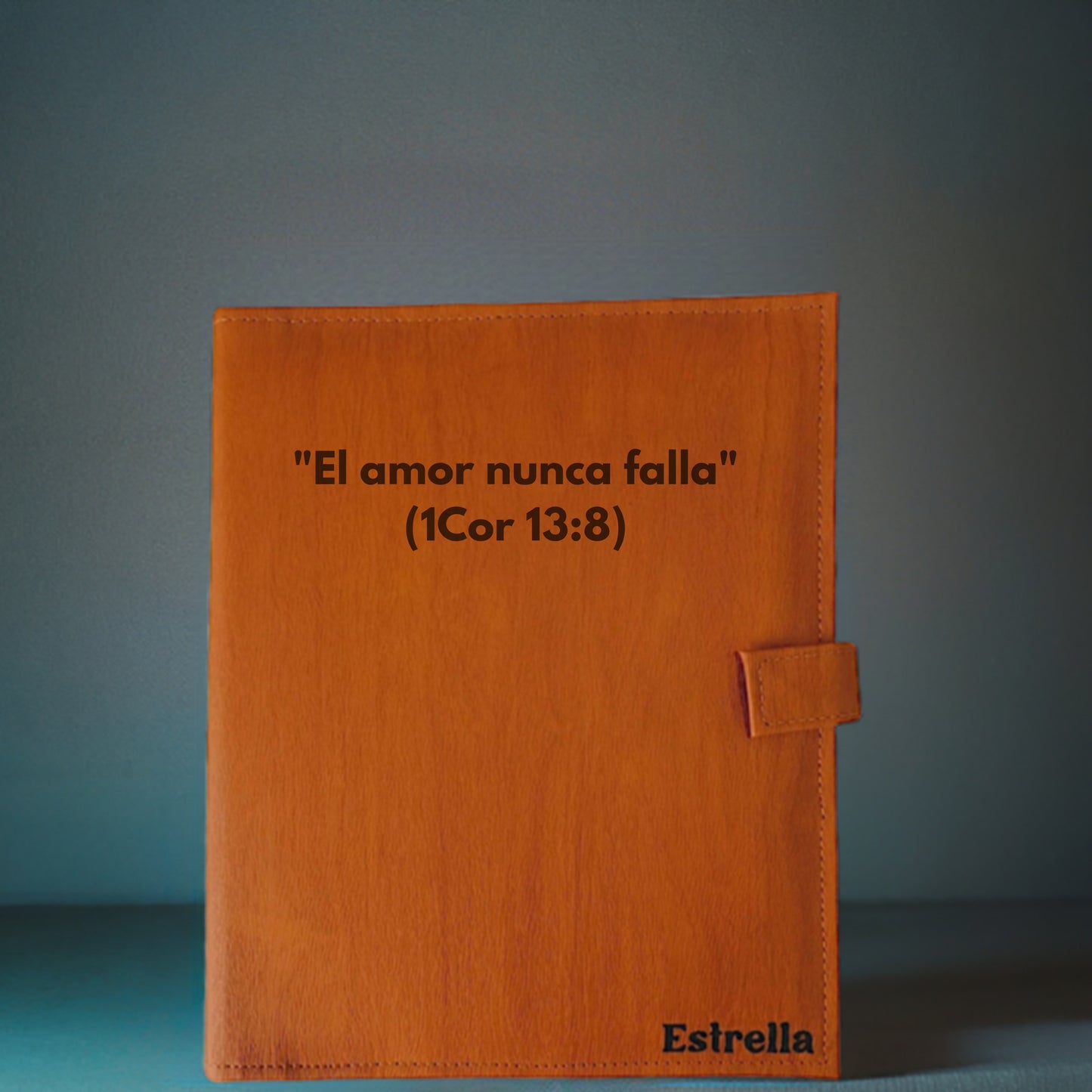 Carpeta para revistas y tratados con nombre y texto