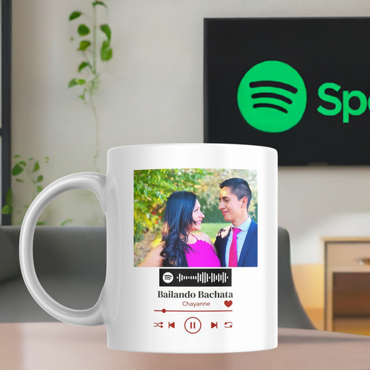 Taza Spotify con foto