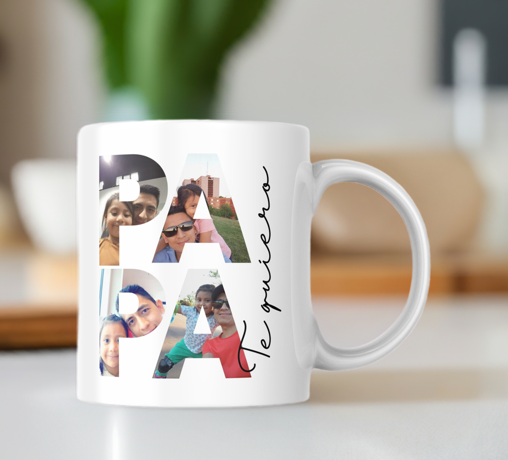 Taza "Papá Te quiero" + dedicatoria