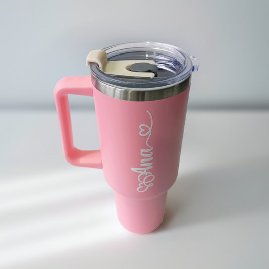 Vaso Térmico Rosa de 1200ml Personalizable