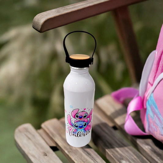 Botella de agua 550ml con imagen y nombre