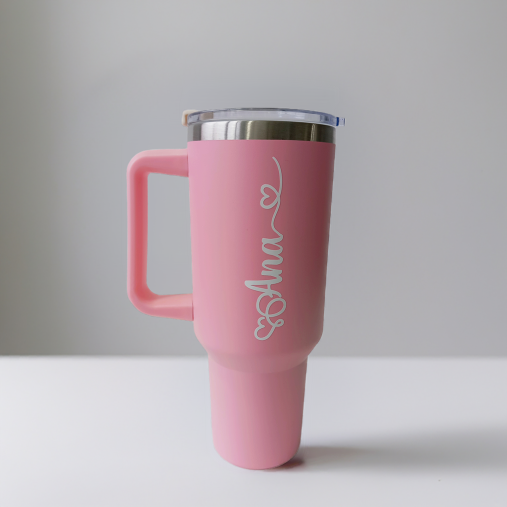 Vaso Térmico Rosa de 1200ml Personalizable