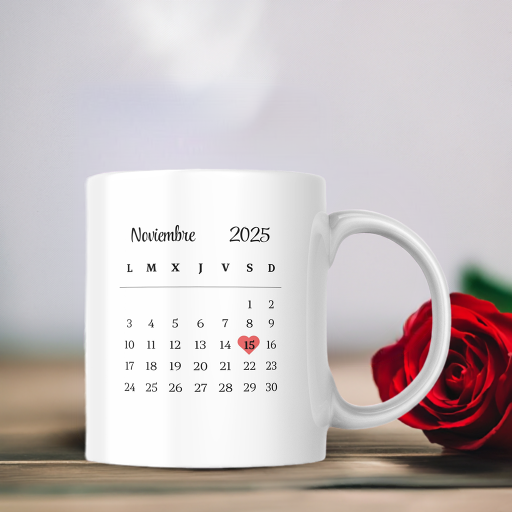 Taza fecha especial + foto