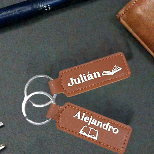 Llavero polipiel personalizado🔑✨