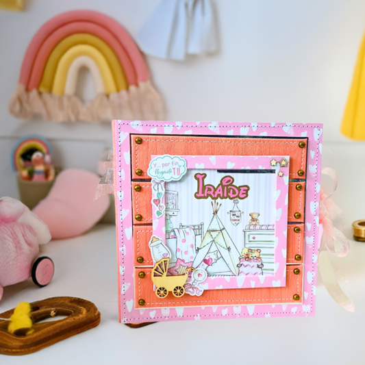 Álbum Bebé Personalizado - Mi primer añito- Niña