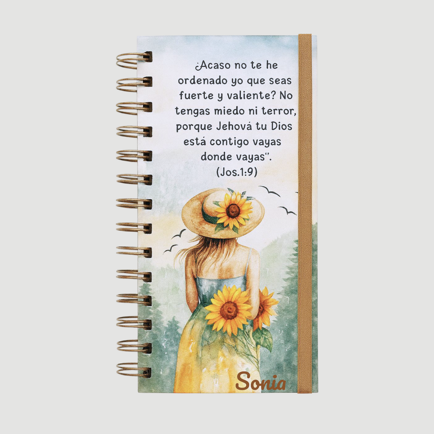 Carpeta para tratados- diseño girasoles