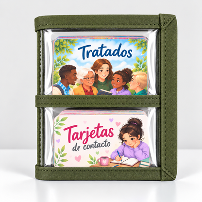 Portatratados y tarjetas de contacto