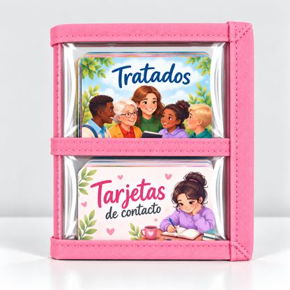 Portatratados y tarjetas de contacto