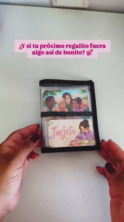 Portatratados y tarjetas de contacto