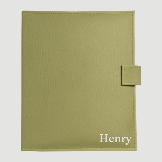 Carpeta para revistas y tratados con nombre