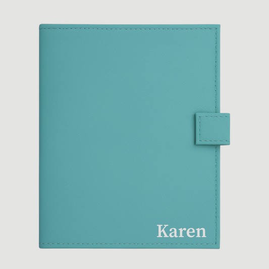 Carpeta para revistas y tratados con nombre