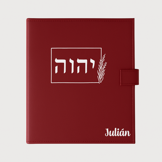 Carpeta para revistas y tratados con Nombre y Diseño