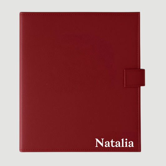 Carpeta para revistas y tratados con nombre