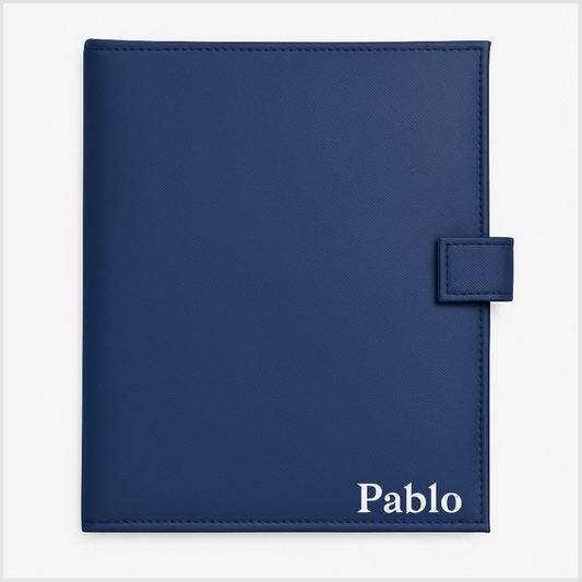 Carpeta para revistas y tratados con nombre