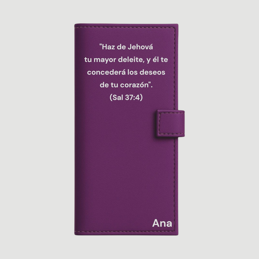 Carpeta para tratados con nombre y texto