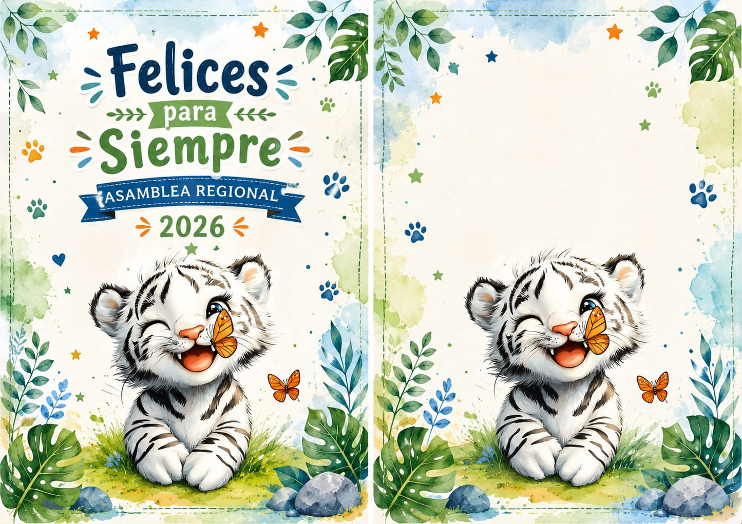Cuaderno personalizable Infantil Asamblea Regional 2026 PDF