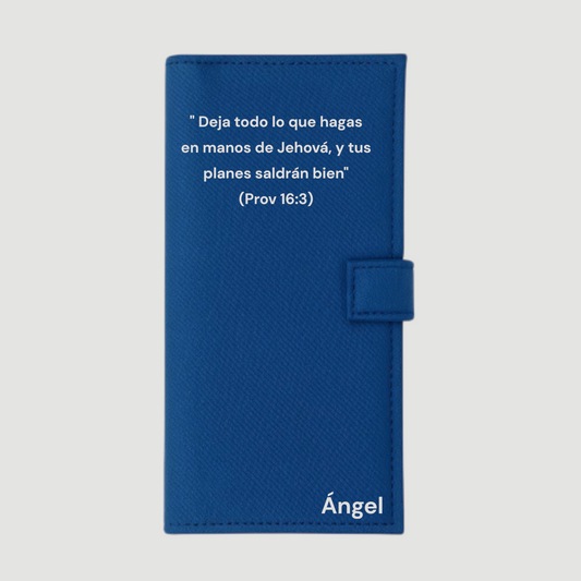 Carpeta para tratados con nombre y texto