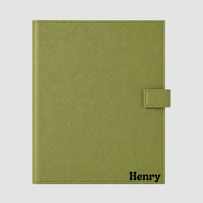 Carpeta para revistas y tratados con nombre