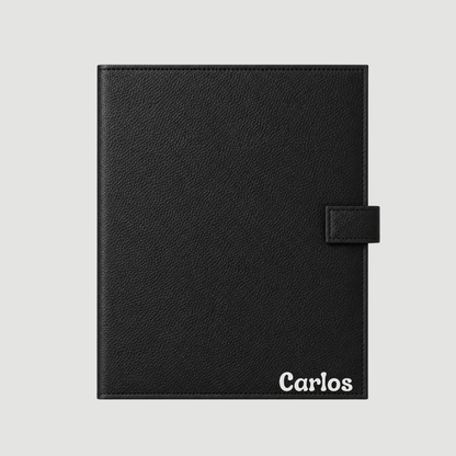Carpeta para revistas y tratados con nombre